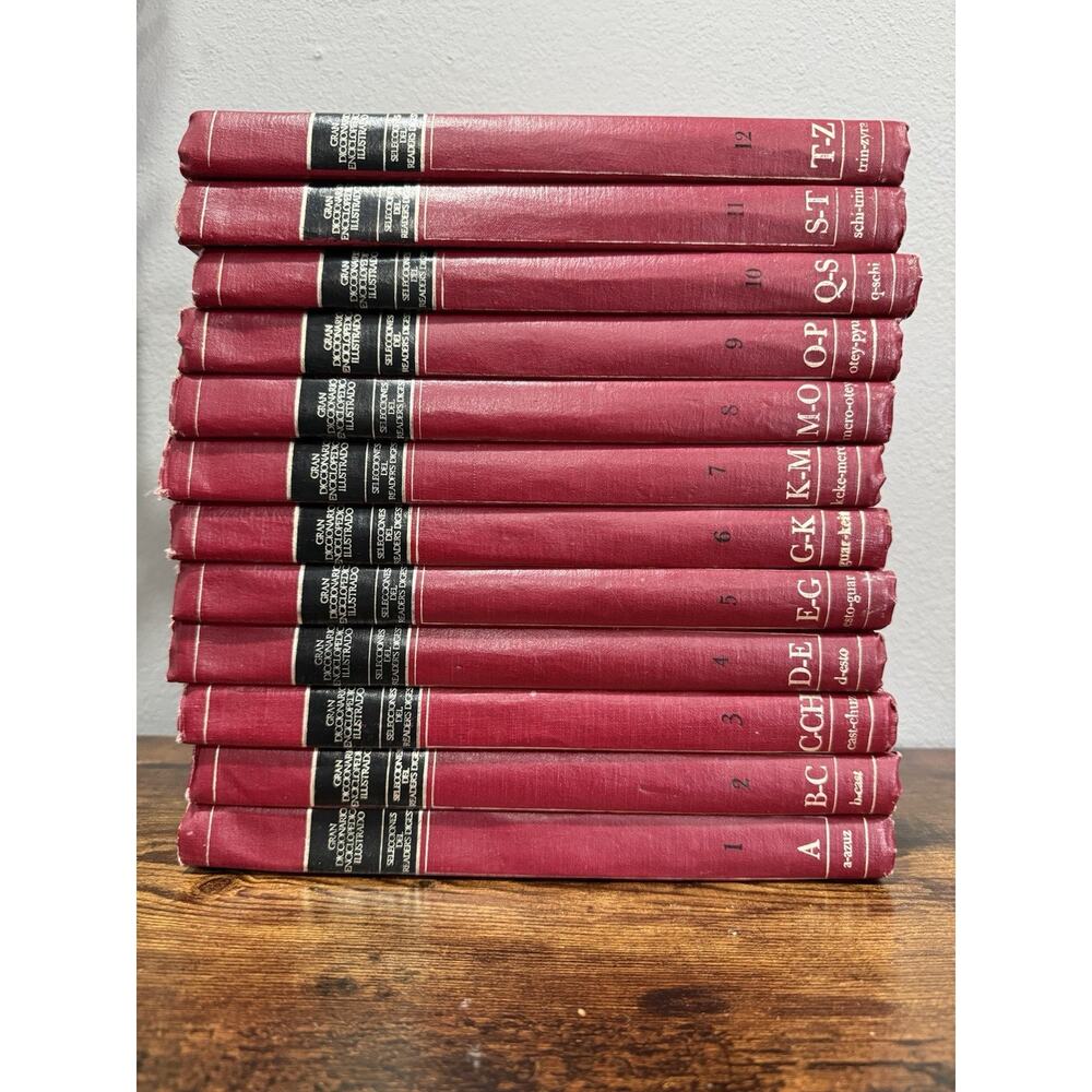 GRAN DICCIONARIO ENCICLOPEDICO ILUSTRADO Spanish Encyclopedia 12 Completed